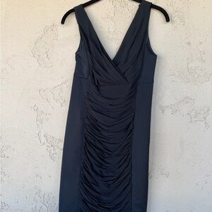 Elegant Navy Sleeveless Dress